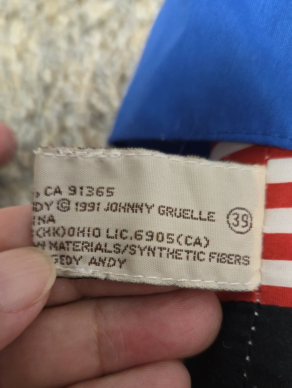 1991 Vintage Andy Red-Haired Rag Doll Plush Toy Blue Outfit - Classic Kids 26